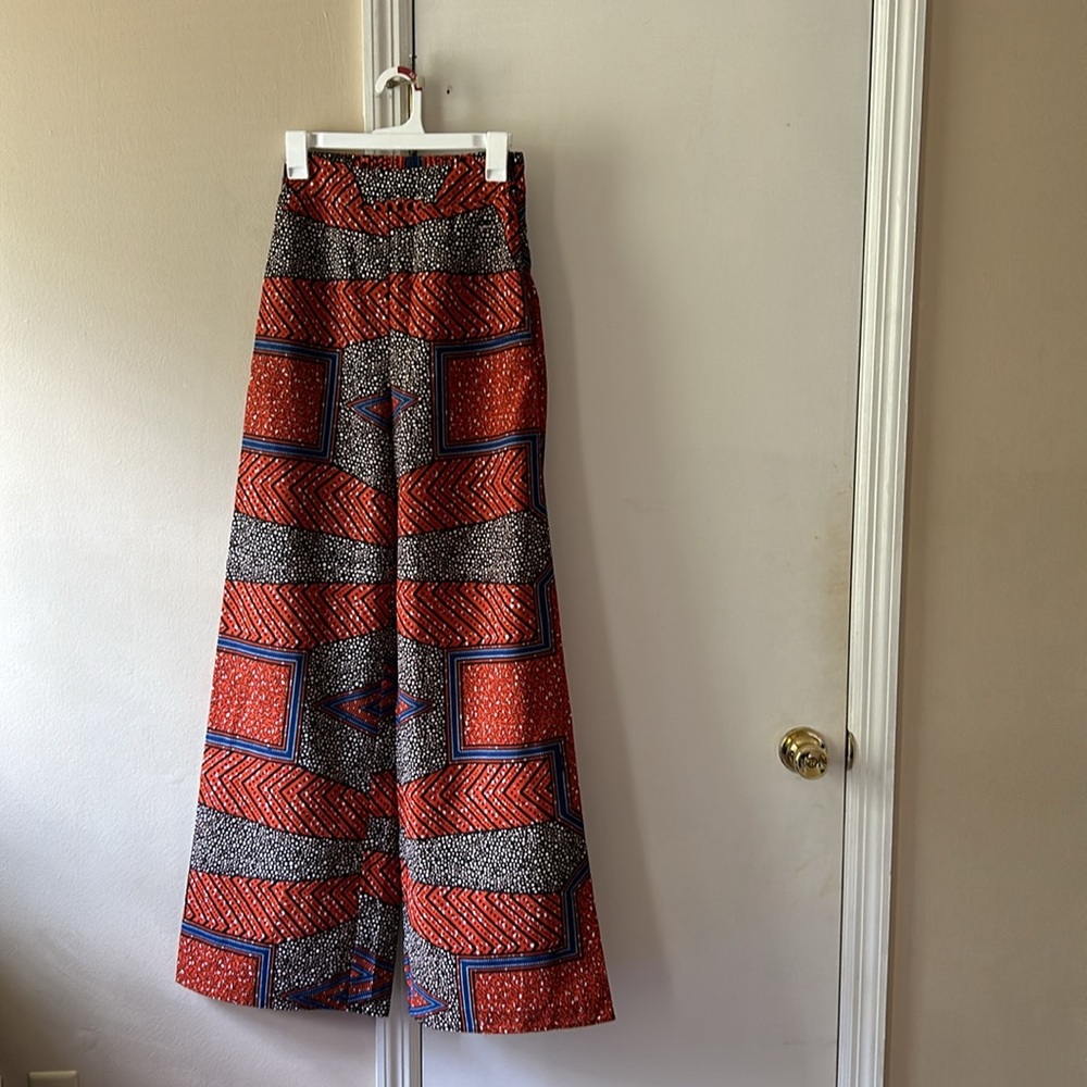 Brand New Print Wide Leg Pants